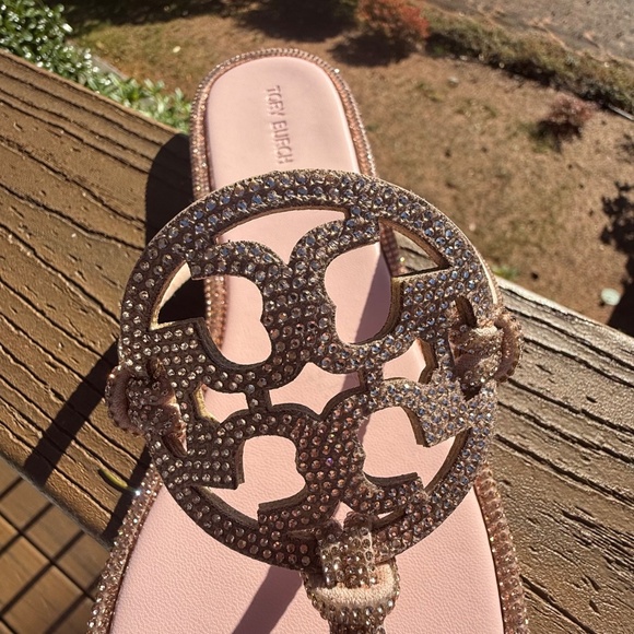 Tory Burch Miller Pink Sandals (Read description) - Size 43 or 11 - Picture 7 of 8